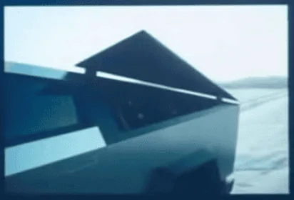 Tesla Cybertruck ? [Update: NOT Production Wiper] New Cybertruck design spied! Shortened front, no door handles, side mirrors, curved windshield glass! [Dec. 10] 1639685033179