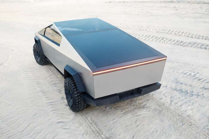 Tesla Cybertruck Samsung Started Building Chips For Tesla’s Next-Gen Self-Driving Computer(HW4.0 to debut in Cybertruck) solar_tonneau_0