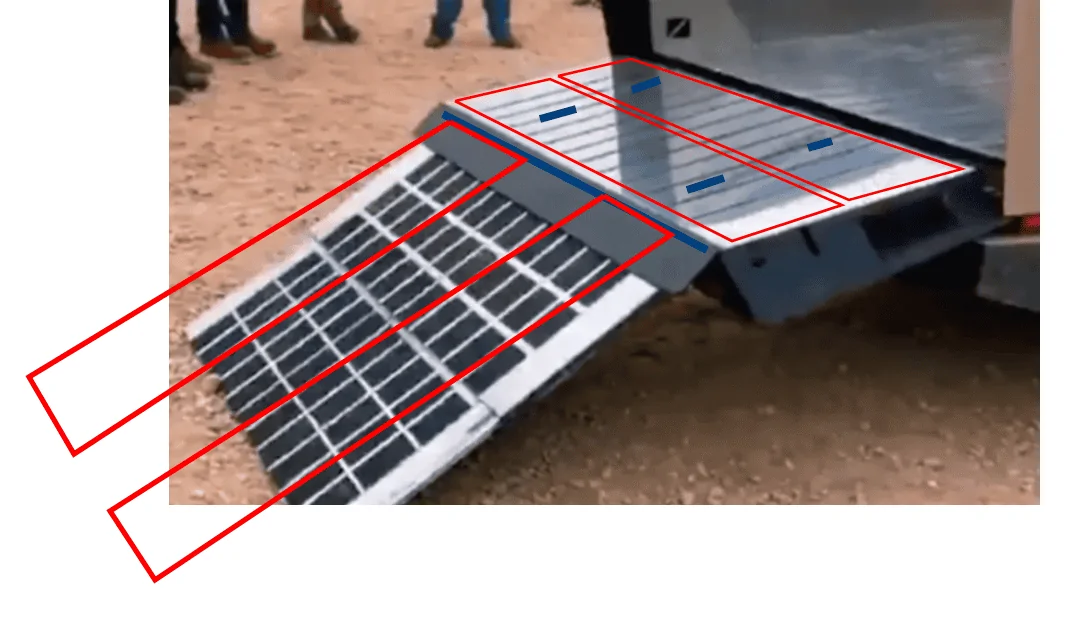 Tesla Cybertruck Alternate tailgate ramp design 1640183399289
