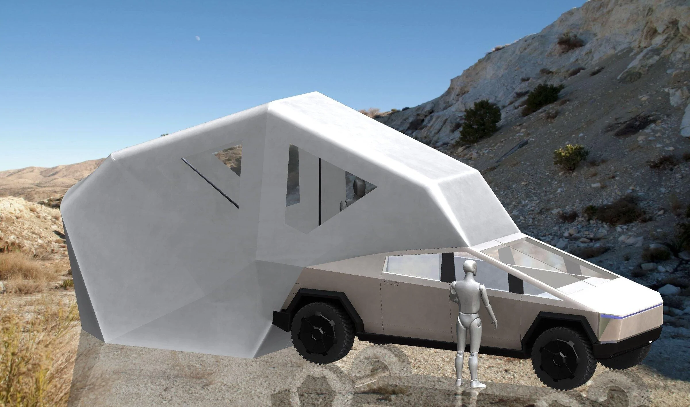 Tesla Cybertruck Teslabots on Vacation? CT_Pic3