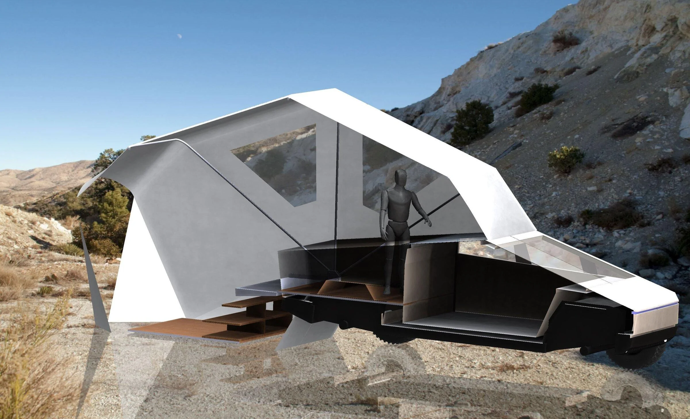 Tesla Cybertruck Teslabots on Vacation? CT_Pic4