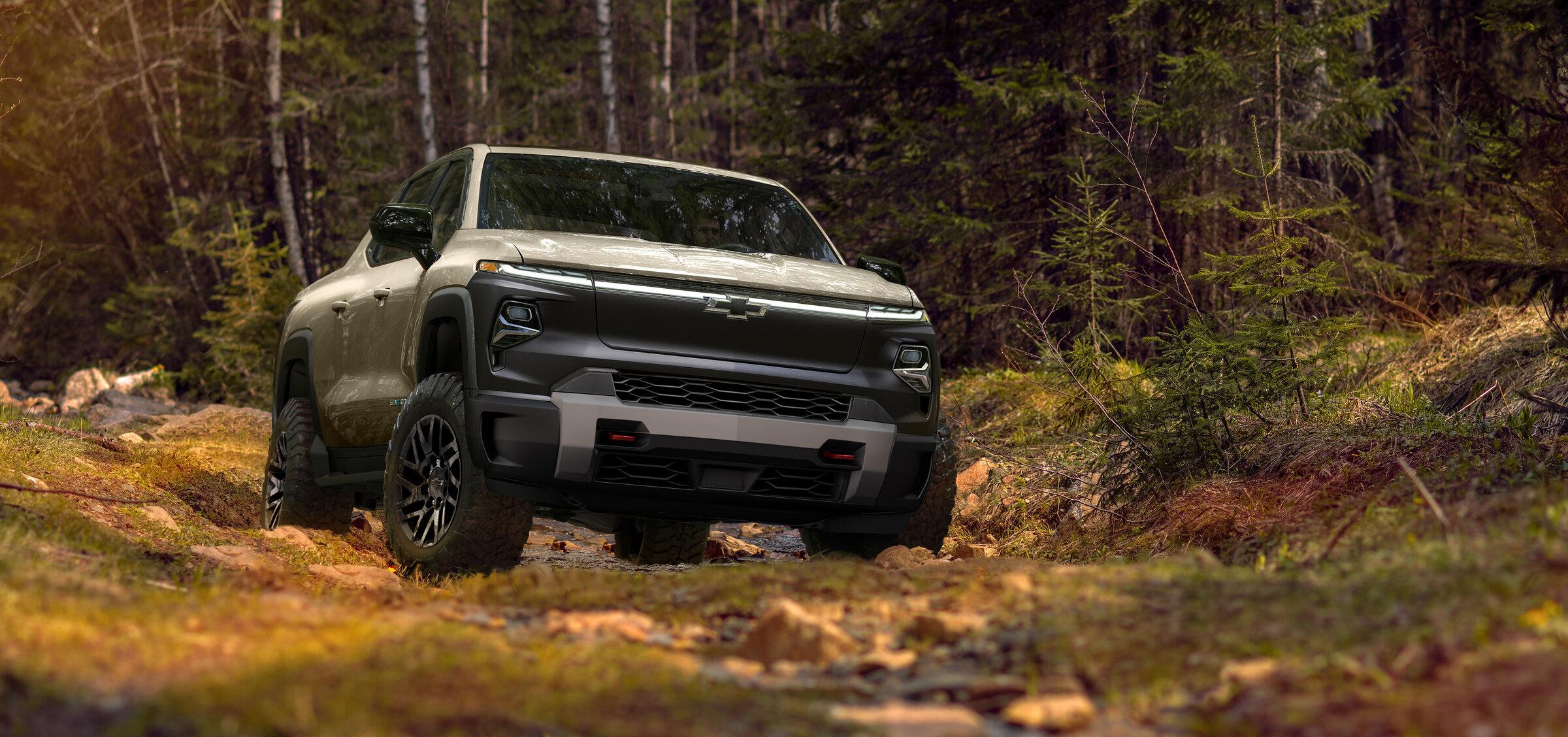 Tesla Cybertruck SilveradoEV 2024 deets finally revealed: Silverado-EV-TrailBoss-043