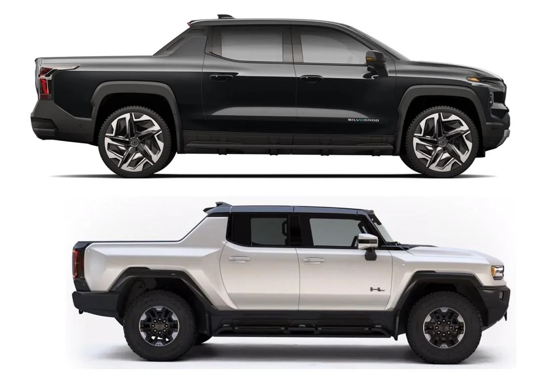 Tesla Cybertruck Ordered a Silverado EV SIlverado vs Hummer