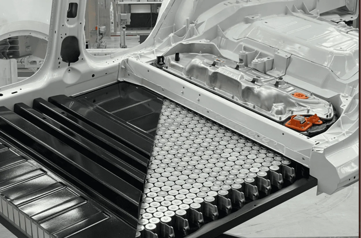 Tesla Cybertruck Manufacturing the Cybertruck... excited to see process for folding stainless body parts. 1641511464453