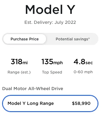 Tesla Cybertruck Predicted Cybertruck Pricing Screen Shot 2022-01-07 at 1.45.19 PM