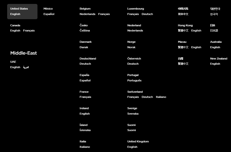 Tesla Cybertruck Cybertruck reservation (country options) is different than MOdel 3/Y country options. 1641927535076
