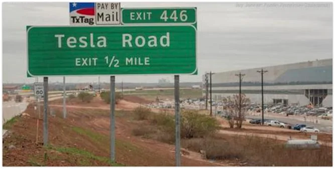 Tesla Cybertruck Travis County officials approve name change for Harold Green Road near Tesla Gigafactory Tesla Road