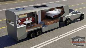 Tesla Cybertruck Self Propelled Travel Trailer by Airstream 1641848143249