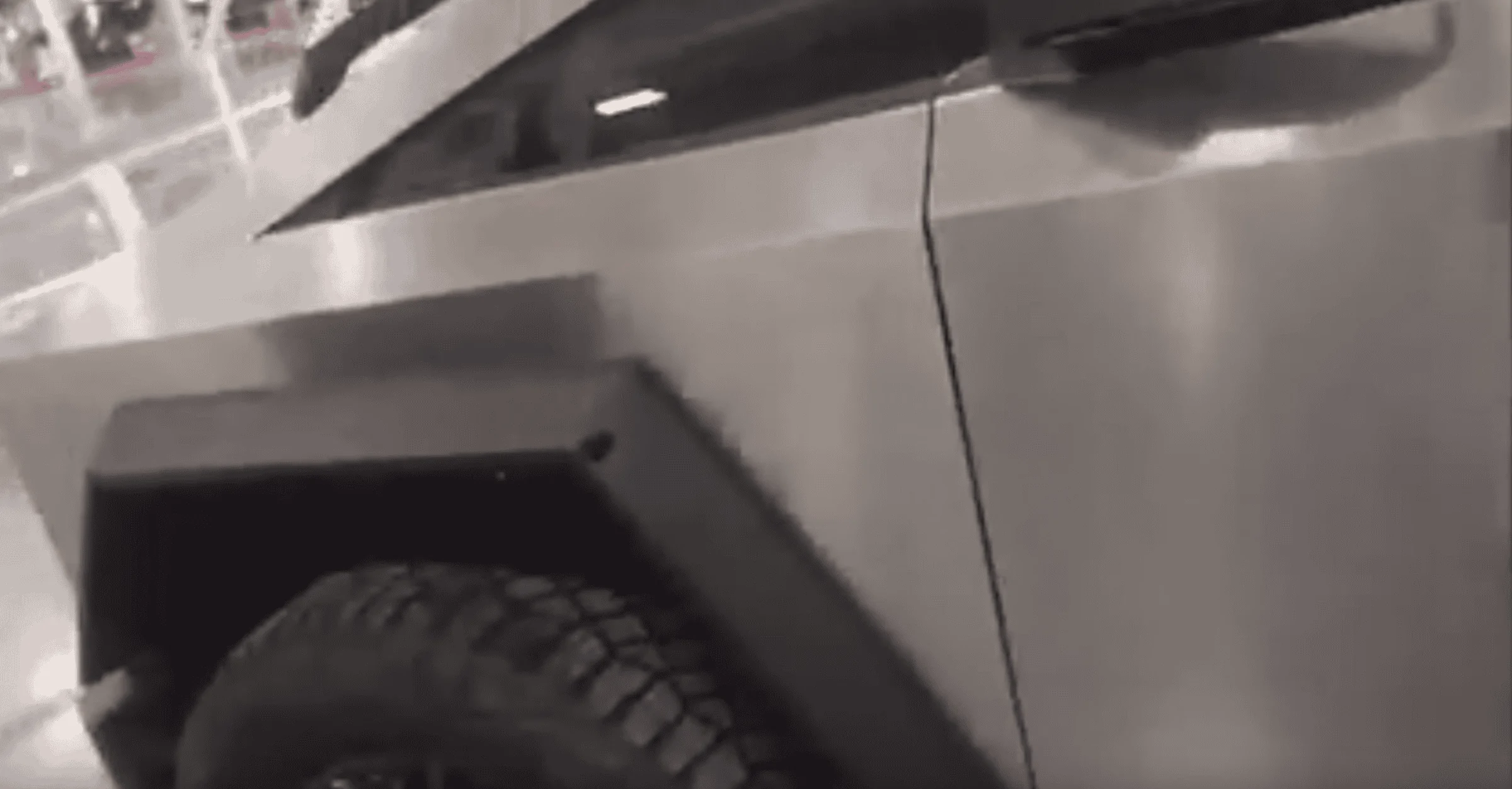 Tesla Cybertruck Cybertruck Photos Leaked! ? [Added: Video Showing Whole Truck -- Rear & Bed] 81nda