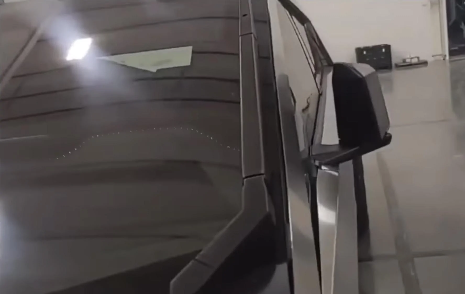 Tesla Cybertruck Cybertruck Photos Leaked! ? [Added: Video Showing Whole Truck -- Rear & Bed] FA6DFB93-B4B7-4A2D-AD2F-FBD64DEDD56C