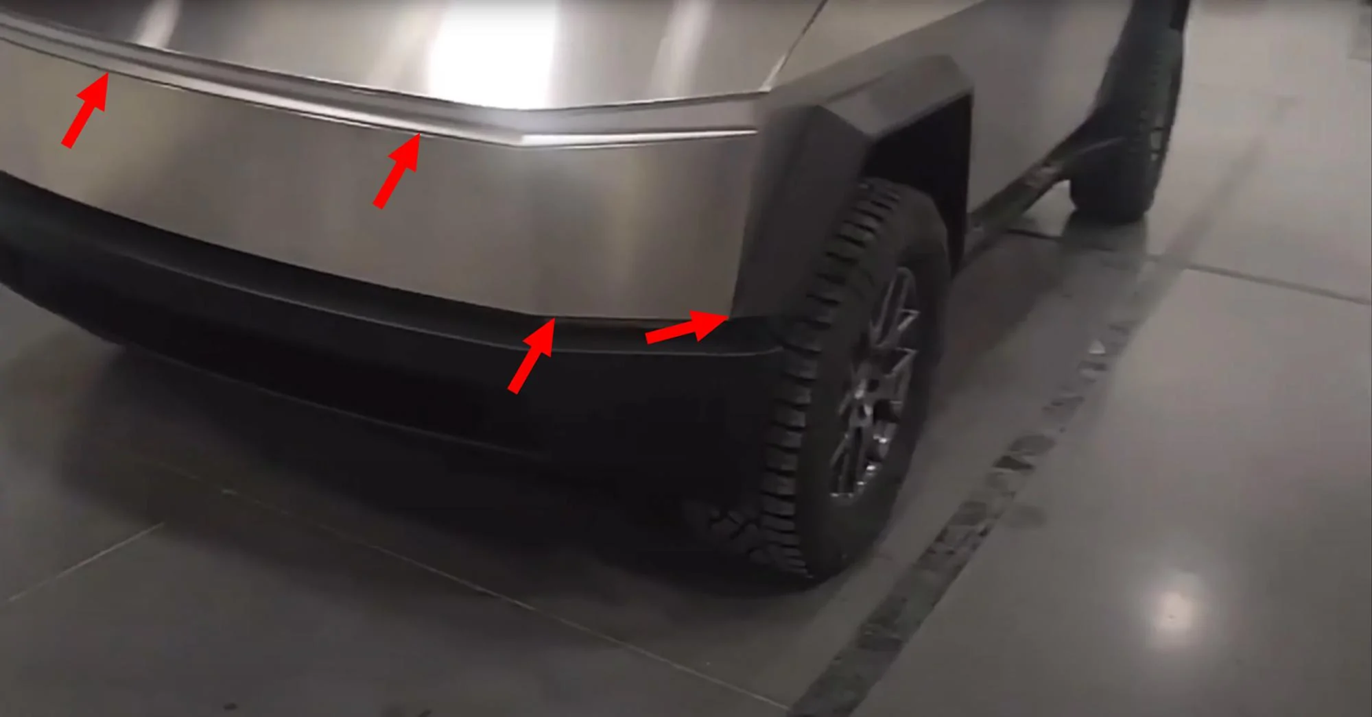 Tesla Cybertruck Cybertruck Photos Leaked! ? [Added: Video Showing Whole Truck -- Rear & Bed] front