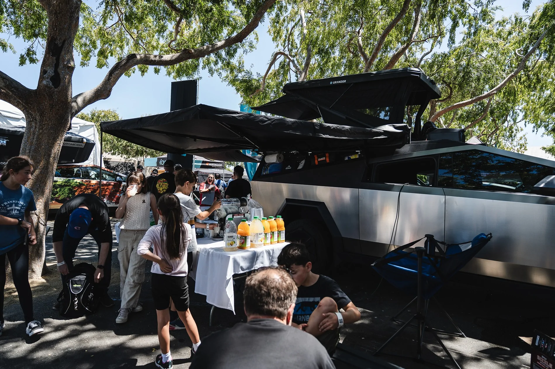 Tesla Cybertruck Urander Overlanding Setup at X Takeover 2025 A7403413-7