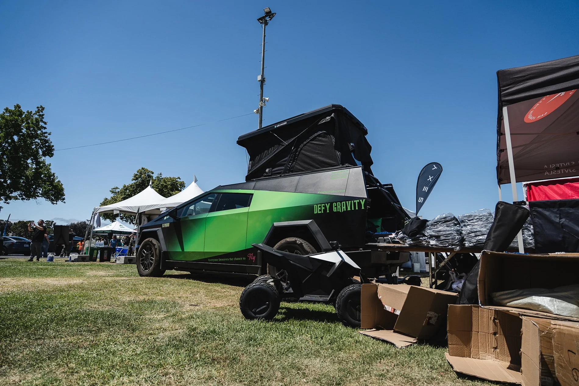 Tesla Cybertruck Urander Overlanding Setup at X Takeover 2025 A7403458-12