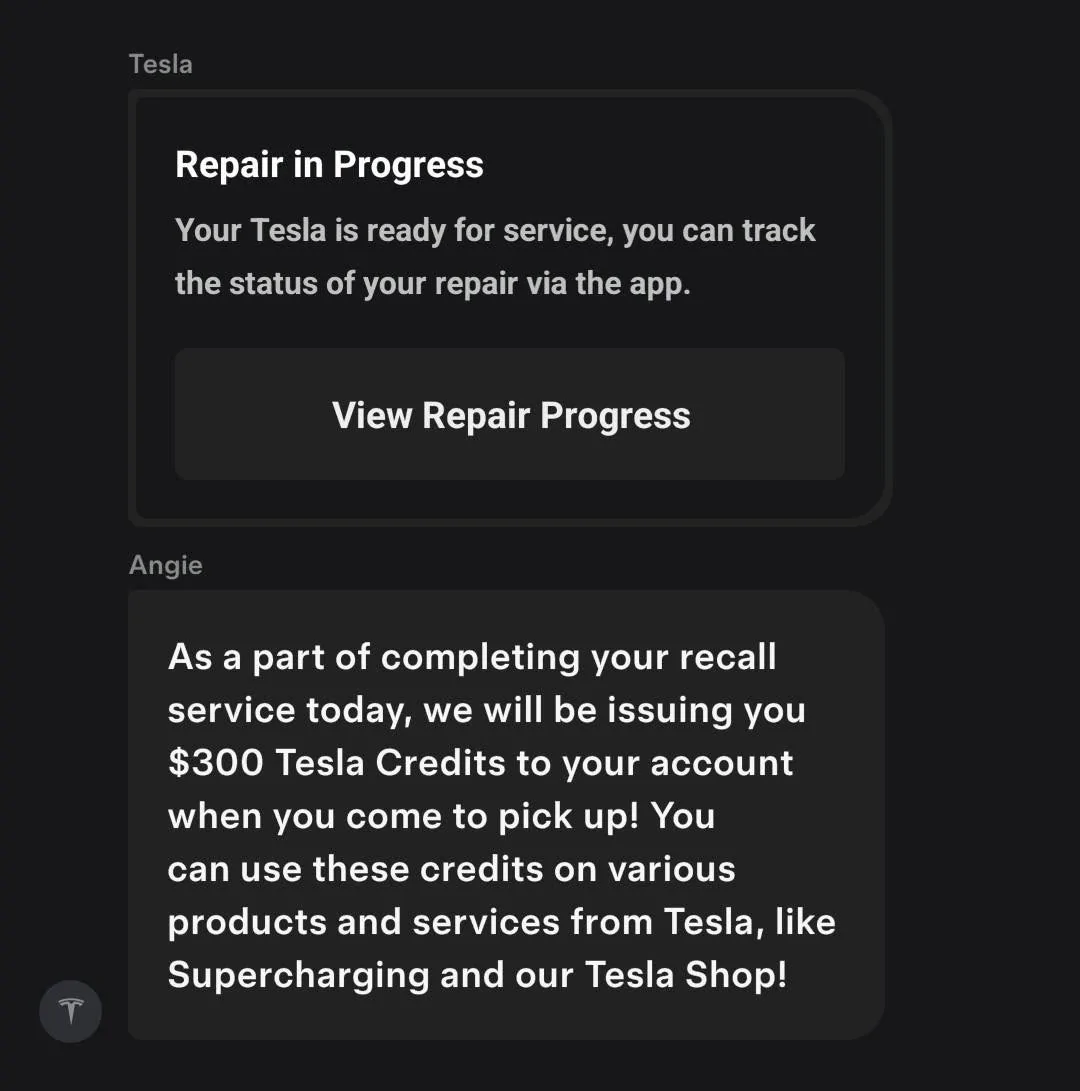 Tesla Cybertruck Tesla providing $300 credit to owners getting cantrails repaired (if Cybertruck is wrapped) GxIXVCwasAAYQ5a