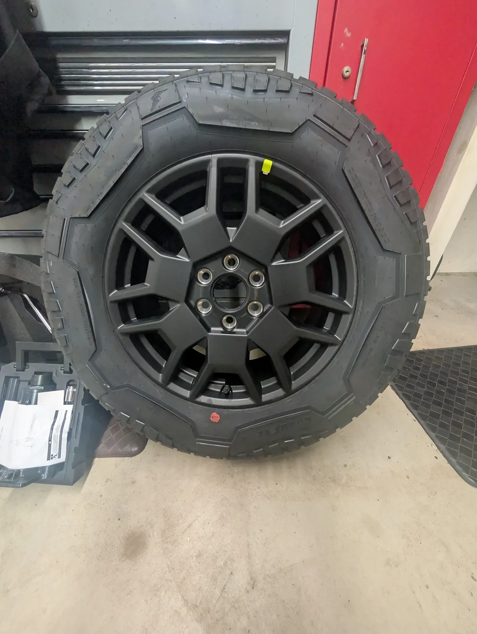 Tesla Cybertruck $1,000 CT spare tire and tool kit PXL_20250731_204058219