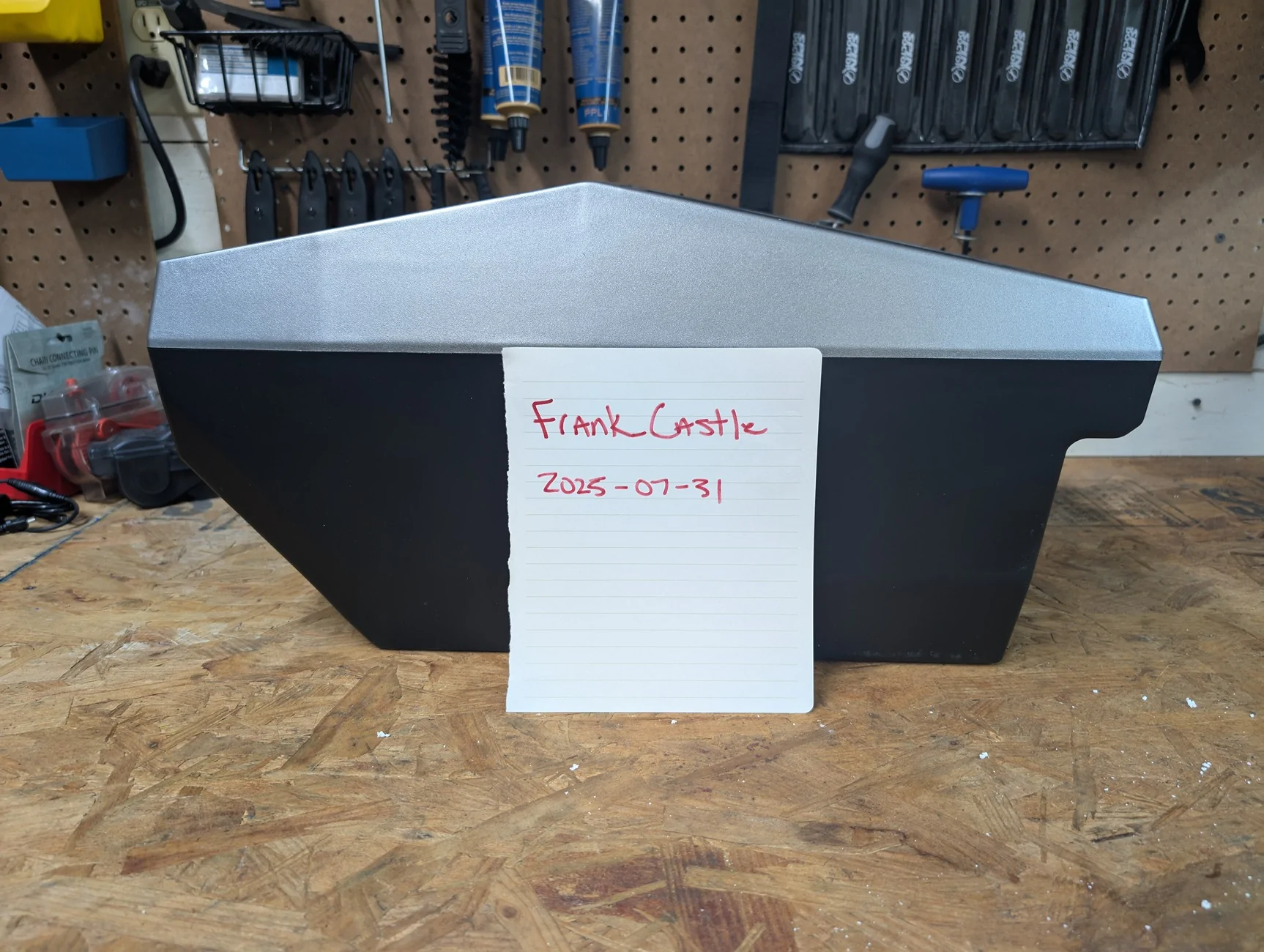 Tesla Cybertruck $75 CT console floor organizer PXL_20250731_204726449