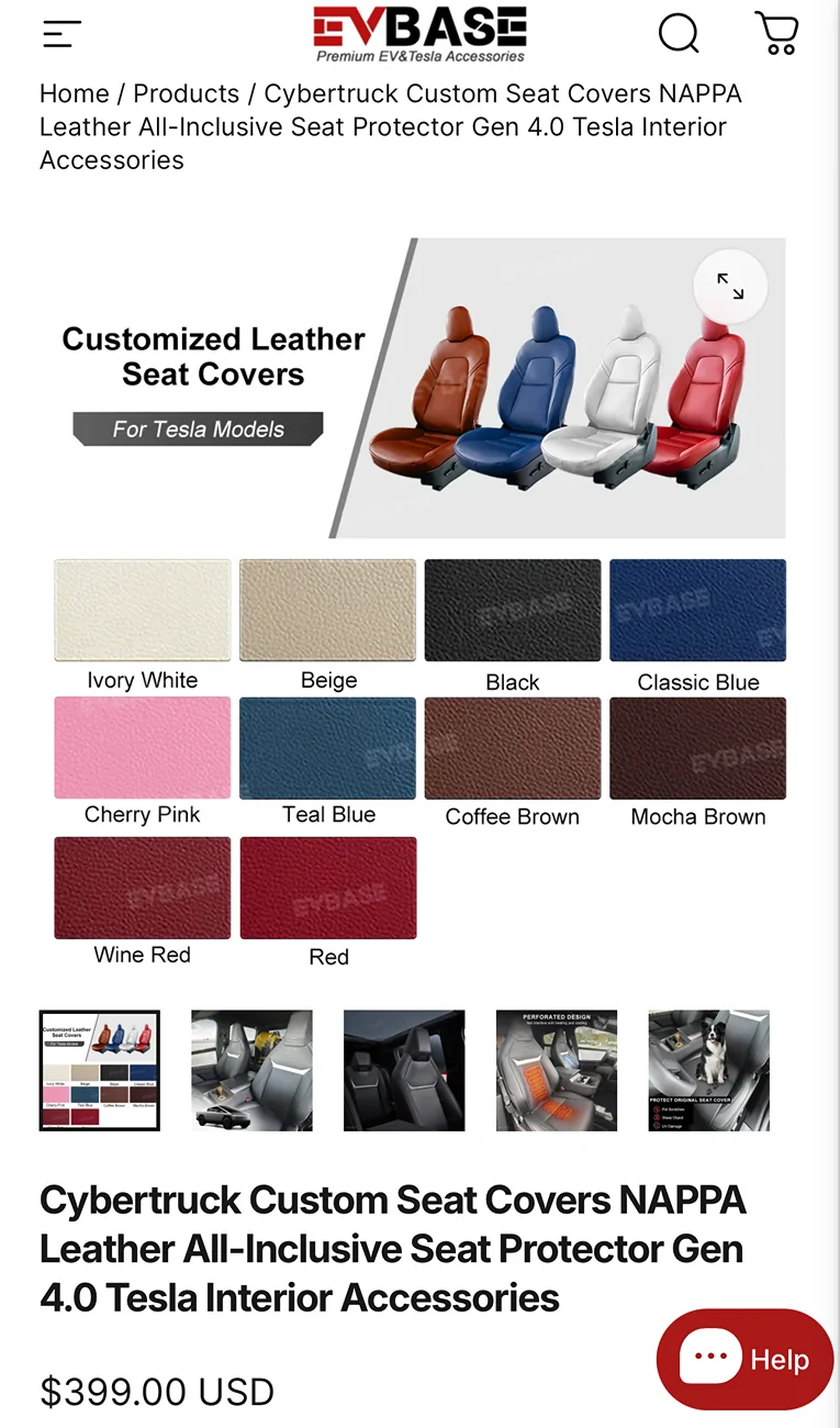 Tesla Cybertruck Anyone have any good seat cushion suggestions? 1754027493049-fh