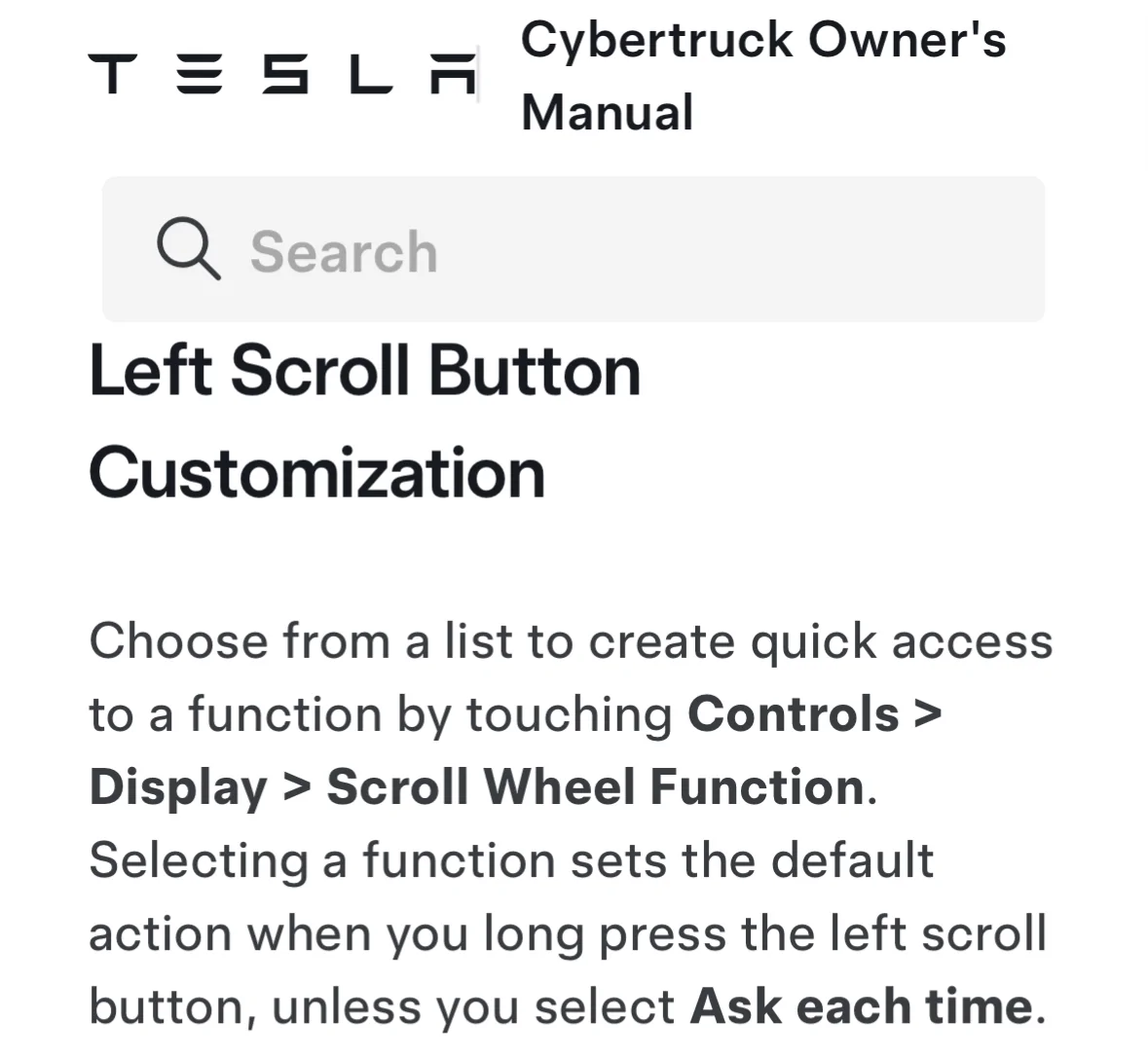 Tesla Cybertruck Software Update requests IMG_1331