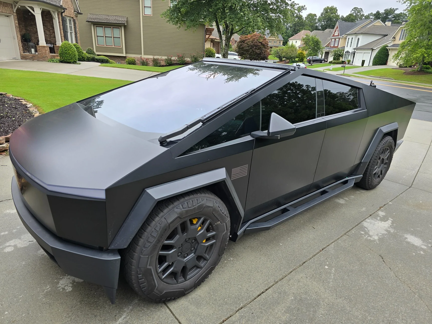 Tesla Cybertruck UP (Unplugged Performance) Rocker Panels and Sliders - Arrived & Installed 20250805_135814