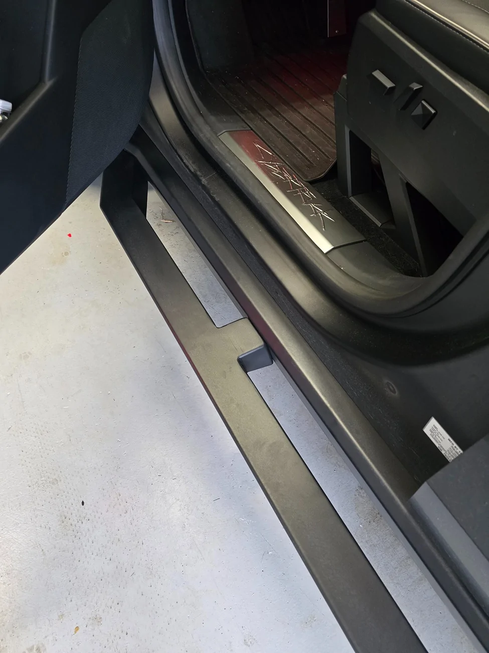 Tesla Cybertruck UP (Unplugged Performance) Rocker Panels and Sliders - Arrived & Installed 20250805_135506