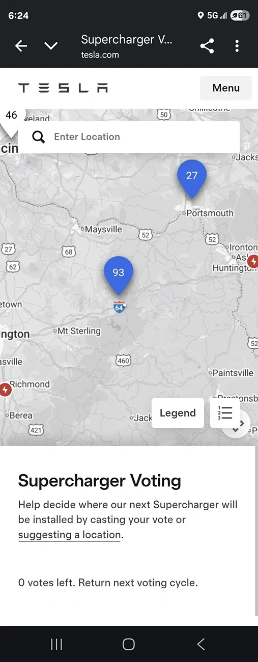 Tesla Cybertruck Vote for Future Supercharger Locations Screenshot_20250805_182445_Chrom