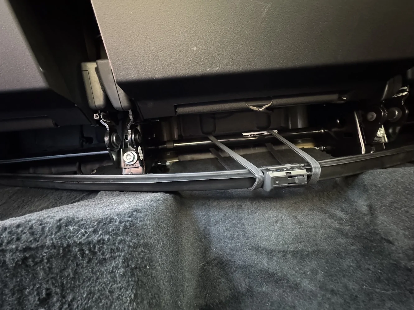 Tesla Cybertruck Storing a spare BAW (windshield wiper) onboard - solution (update: maybe not) IMG_1333