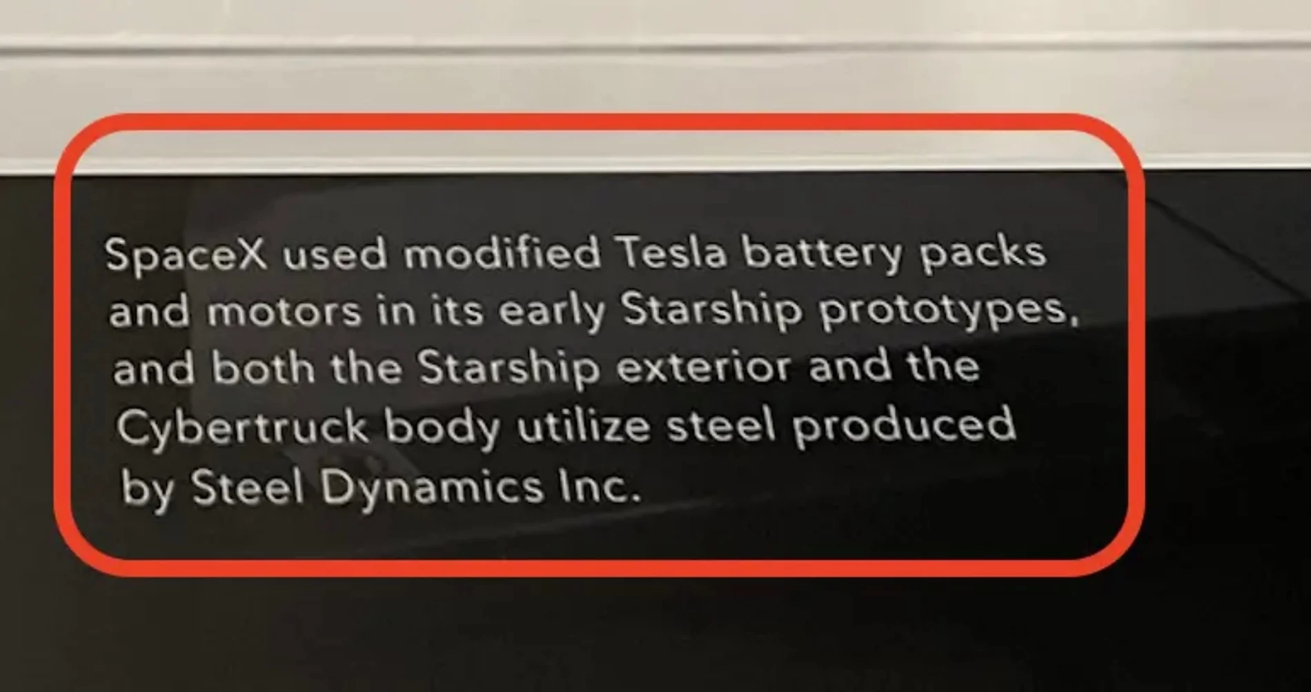 Tesla Cybertruck Cool fact: Tesla Diner is made from recycled Cybertruck steel IMG_0389