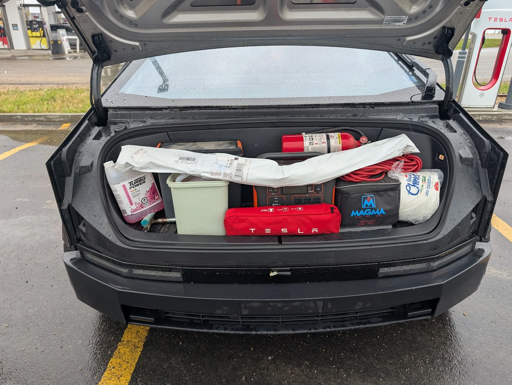 Tesla Cybertruck Storing a spare BAW (windshield wiper) onboard - solution (update: maybe not) PXL_20250807_172629224.MP