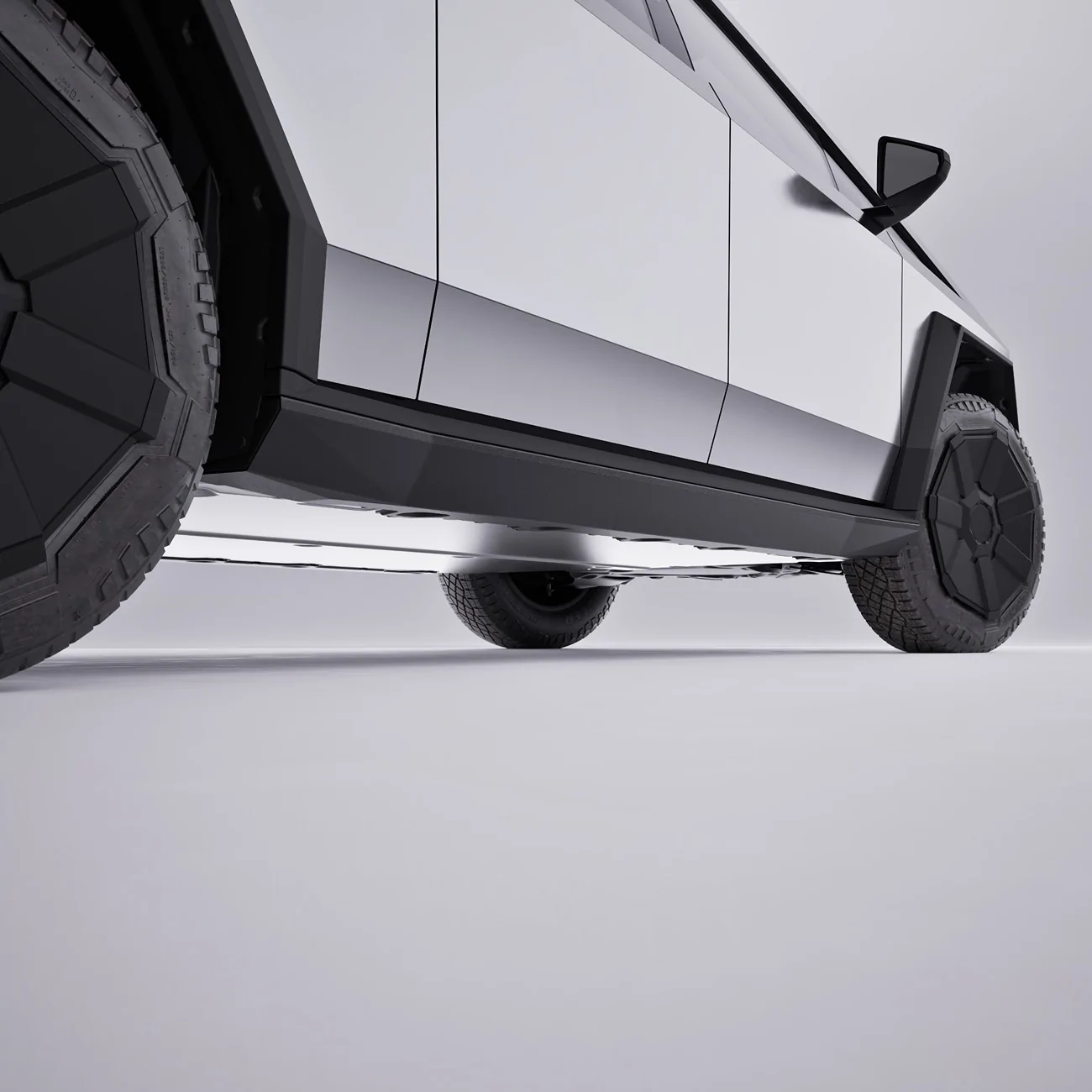 Tesla Cybertruck OEM Tesla Rock Sliders + Body Armor Skidplate (Cybertruck Terrestrial Armor Package) Released 2134478-00-B_01_2000 (1)