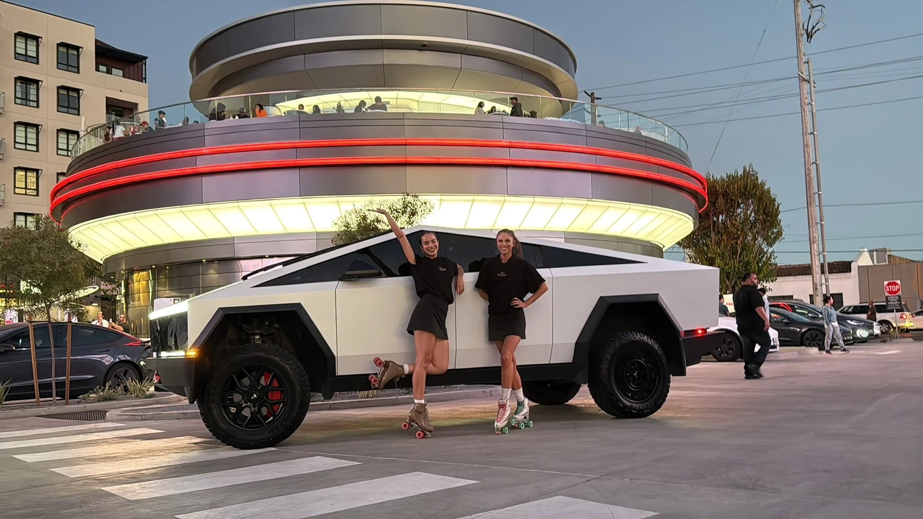 Tesla Cybertruck My Cybertruck + FSD drove from New Mexico to Tesla Diner Grand Opening. Let’s see your best Tesla Diner pics 7F85F2CE-15D4-4EAE-88D1-AA1D9C67CDBE_1_102_a