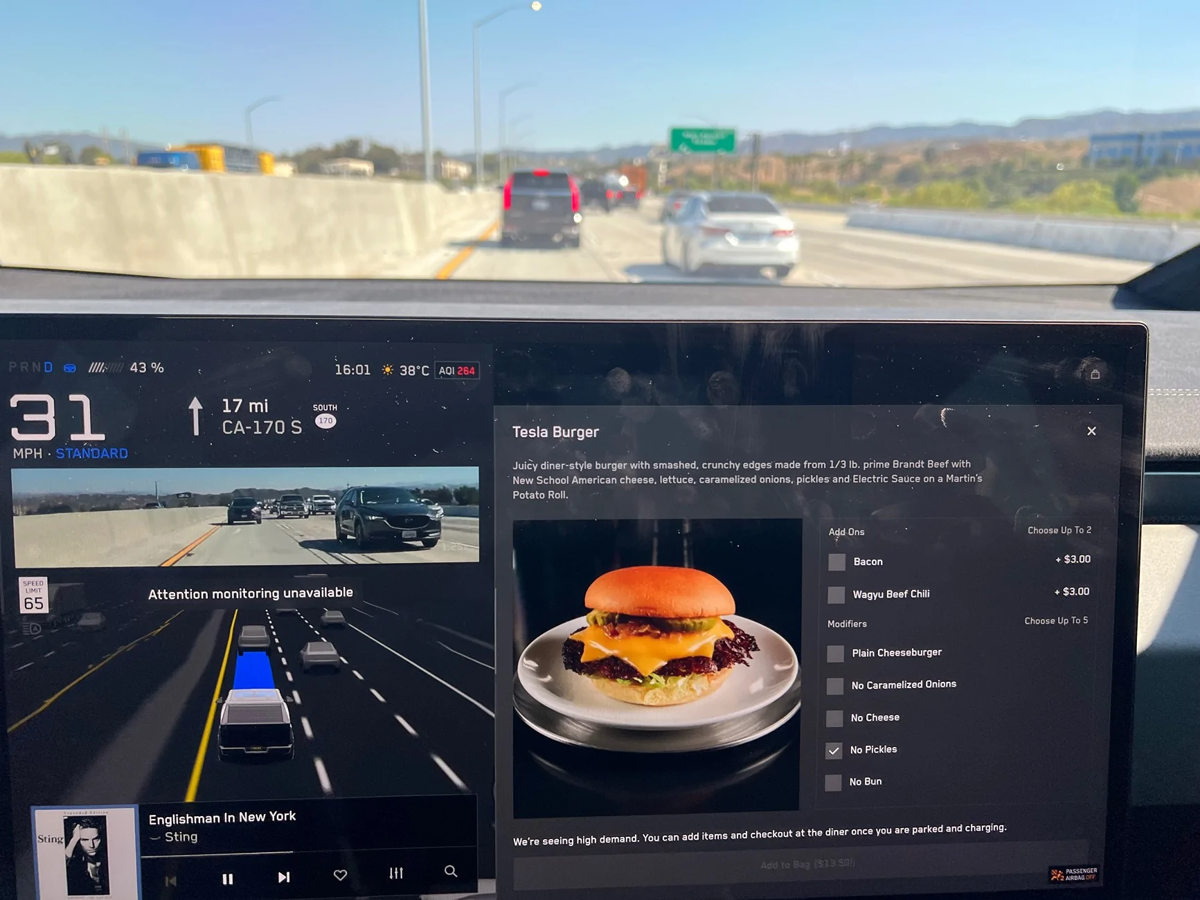 Tesla Cybertruck My Cybertruck + FSD drove from New Mexico to Tesla Diner Grand Opening. Let’s see your best Tesla Diner pics IMG_9616