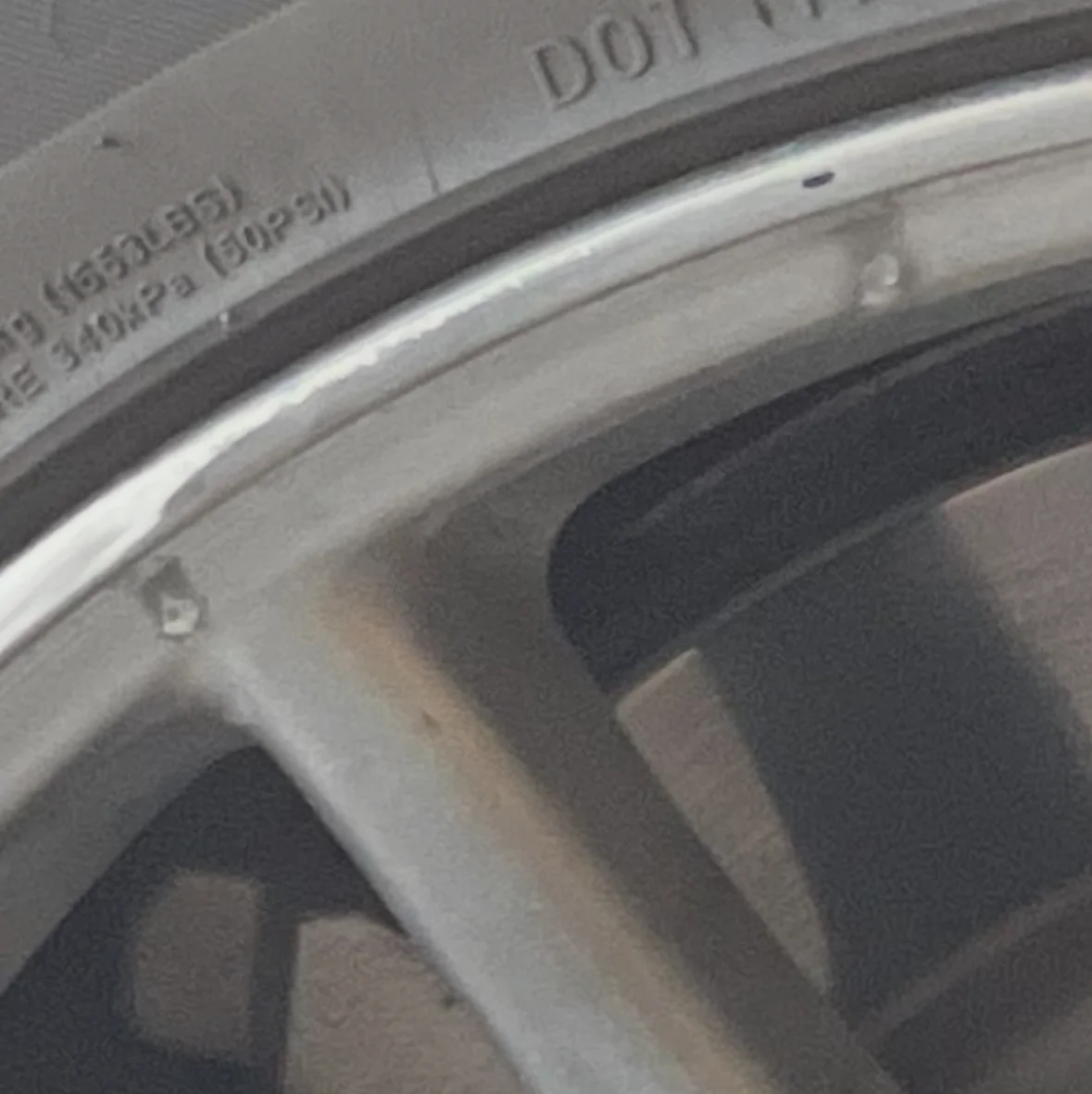 Tesla Cybertruck Cyberwheel covers damaged my rims and tesla now asks $3588 to fix it IMG_1542