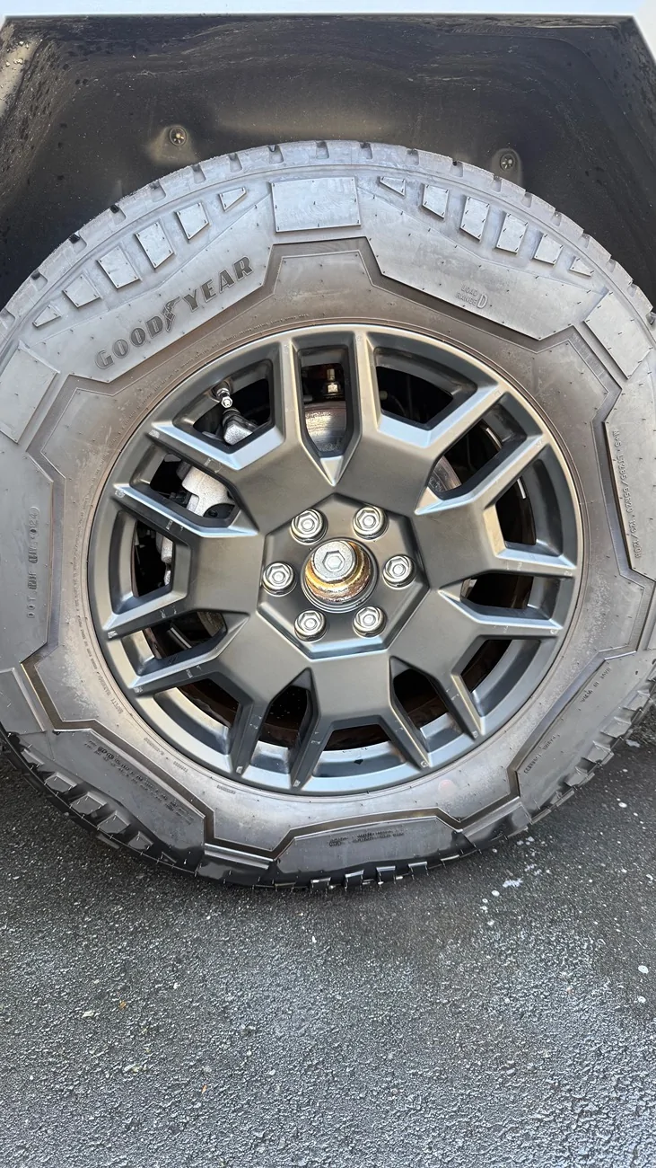 Tesla Cybertruck Cyberwheel covers damaged my rims and tesla now asks $3588 to fix it IMG_7710