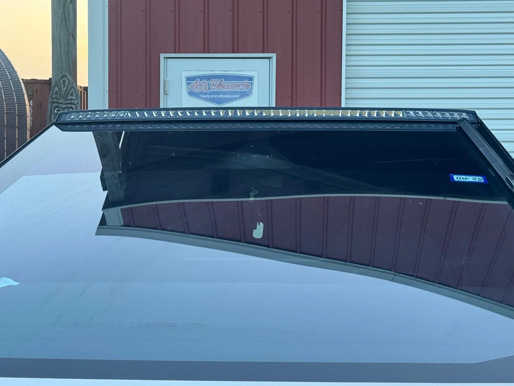 Tesla Cybertruck Breaking:  Light Bar Installs on Hold Confirmed by Tesla IMG_3874