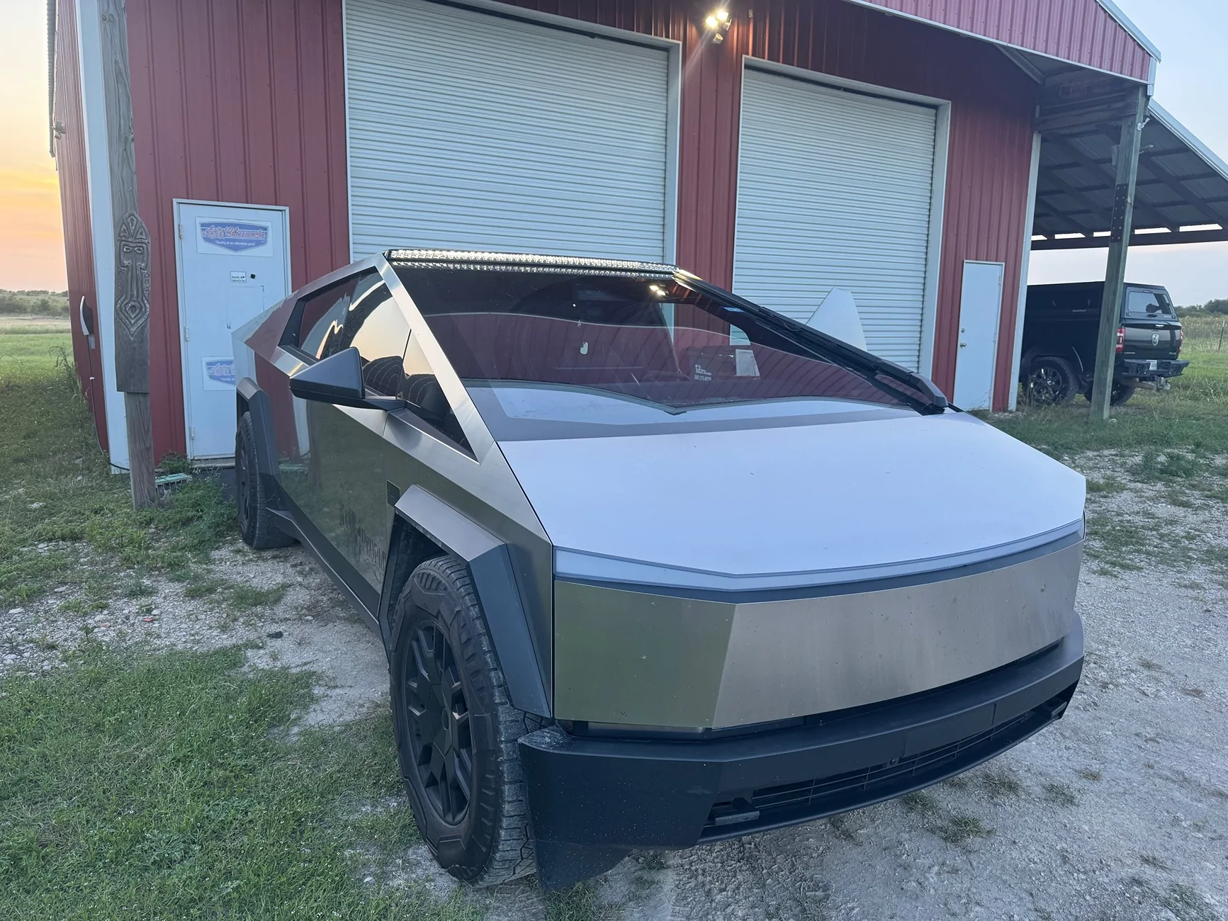 Tesla Cybertruck Breaking:  Light Bar Installs on Hold Confirmed by Tesla IMG_3880