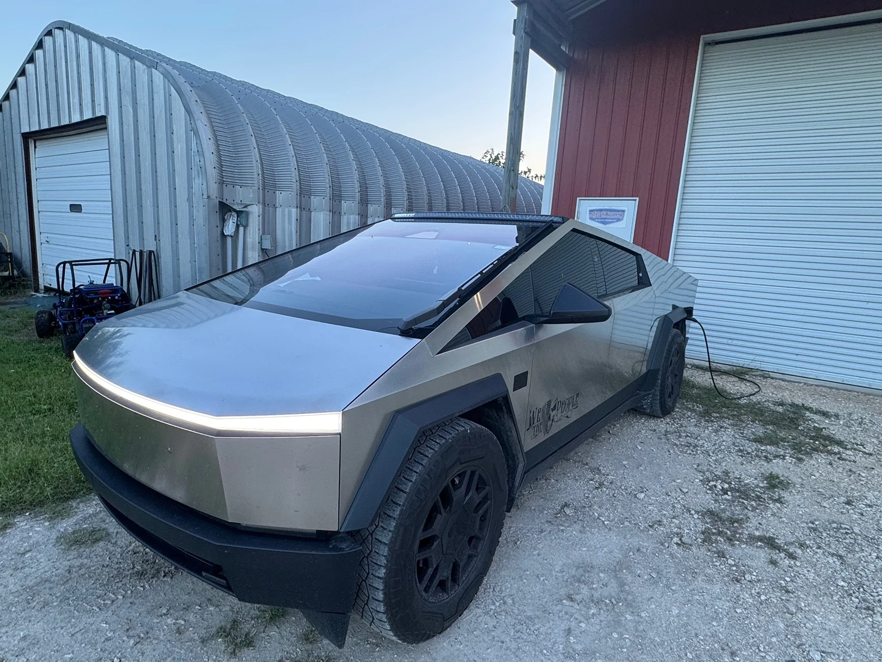 Tesla Cybertruck Breaking:  Light Bar Installs on Hold Confirmed by Tesla IMG_3872