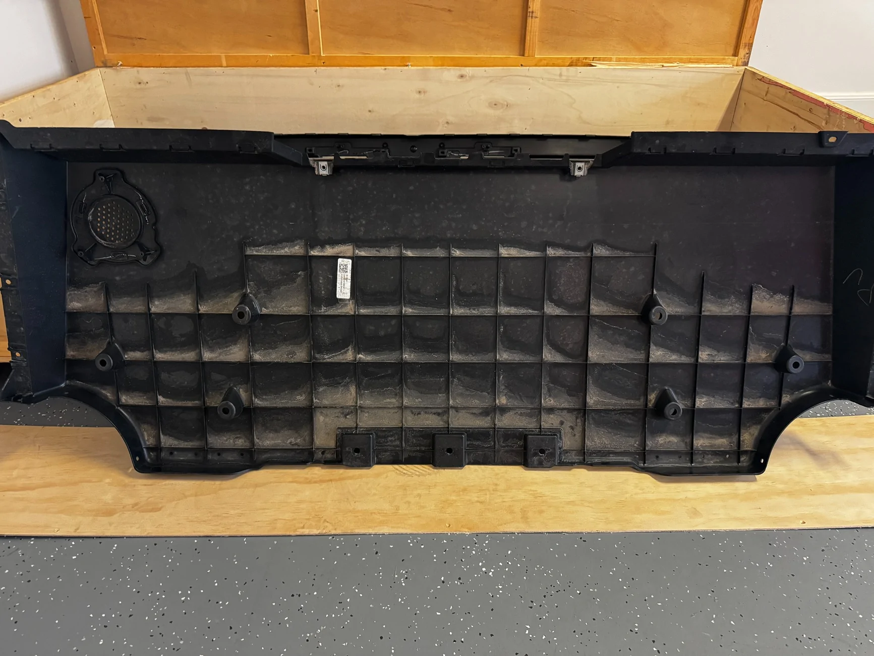 Tesla Cybertruck REAR BUMBER STOCK TRAILER HITCH, AND REAR FASCIA DIFFUSER FOR SALE IMG_0767
