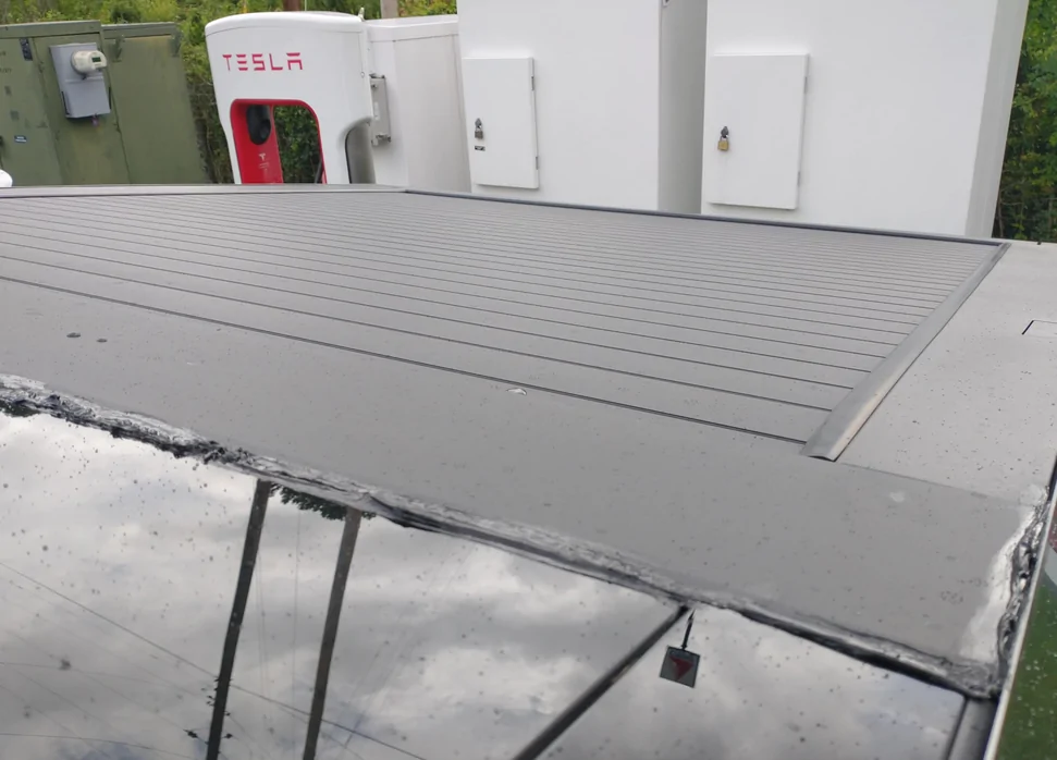 Tesla Cybertruck 100% Waterproof Vault using black silicone zimage10970