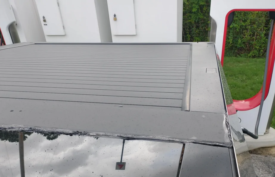 Tesla Cybertruck 100% Waterproof Vault using black silicone zimage10969
