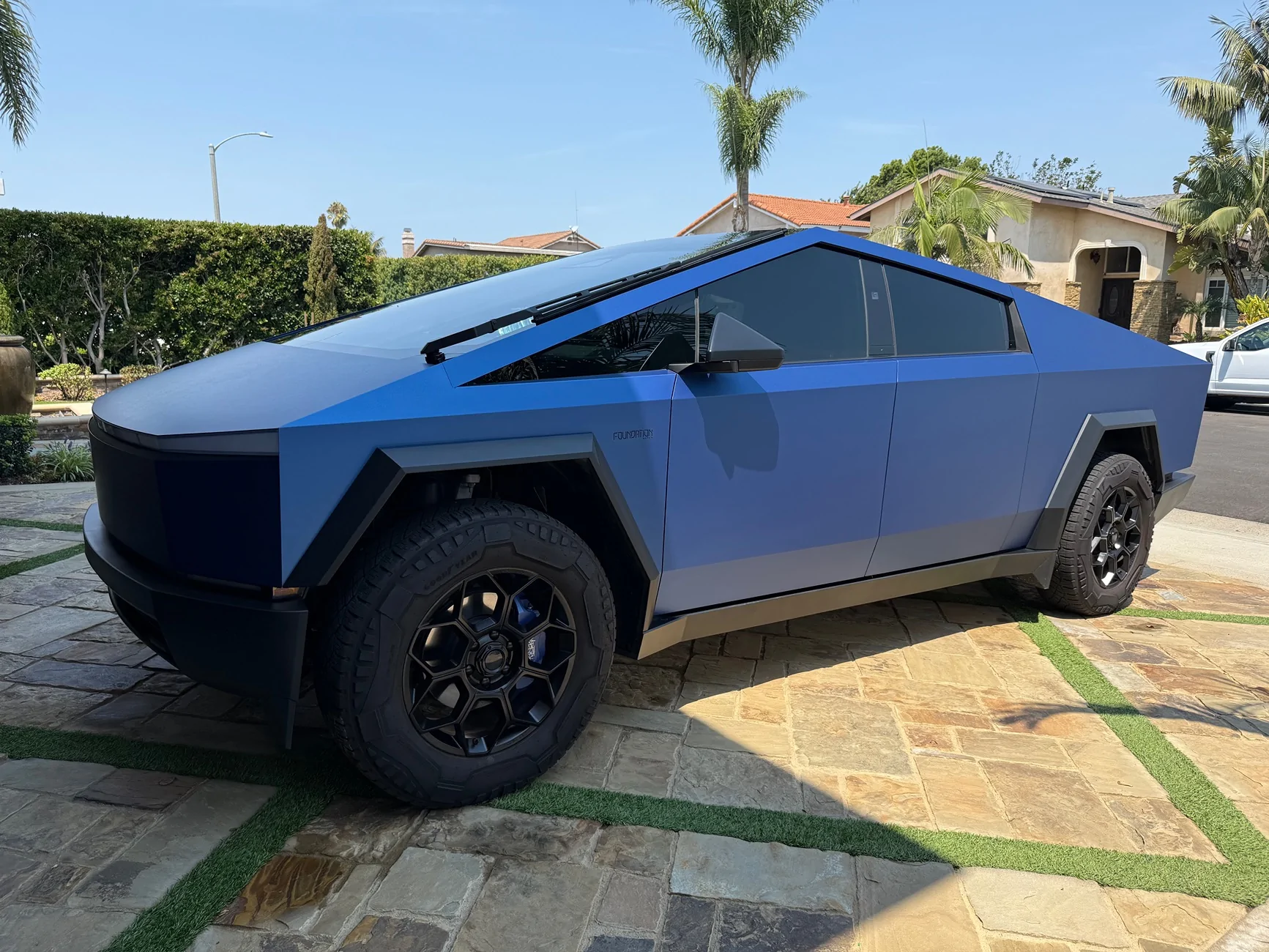 Tesla Cybertruck Foundation Series AWD Cybertruck, FSD, Matte Blue, Tsportline Wheels, $75k OBO IMG_8711