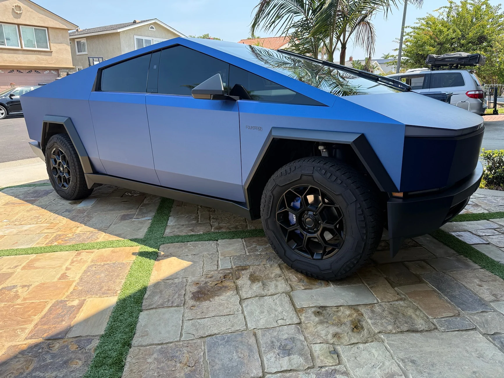 Tesla Cybertruck Foundation Series AWD Cybertruck, FSD, Matte Blue, Tsportline Wheels, $75k OBO IMG_8712