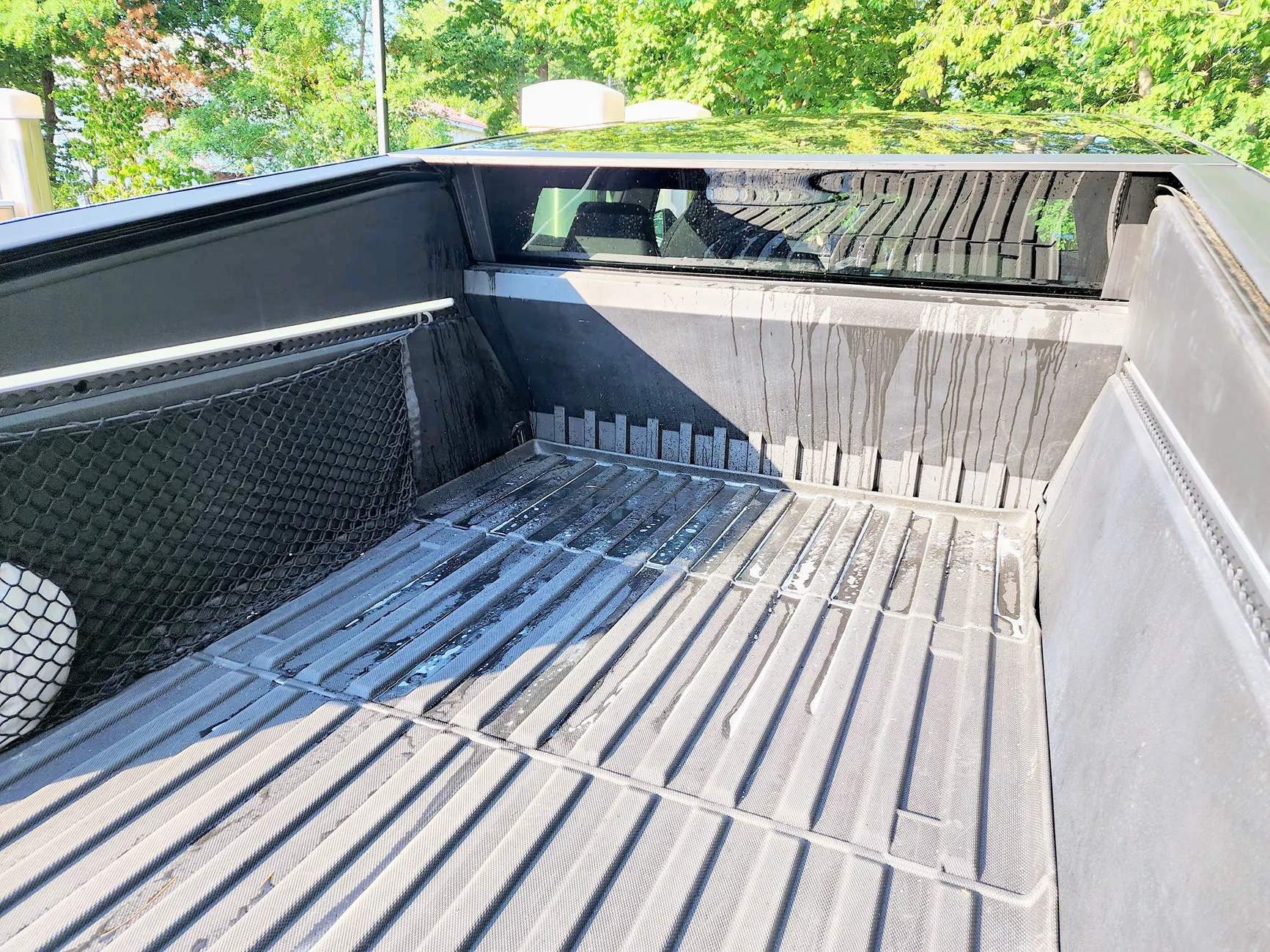 Tesla Cybertruck Waterproof your bed vault - how-to DIY before-wash