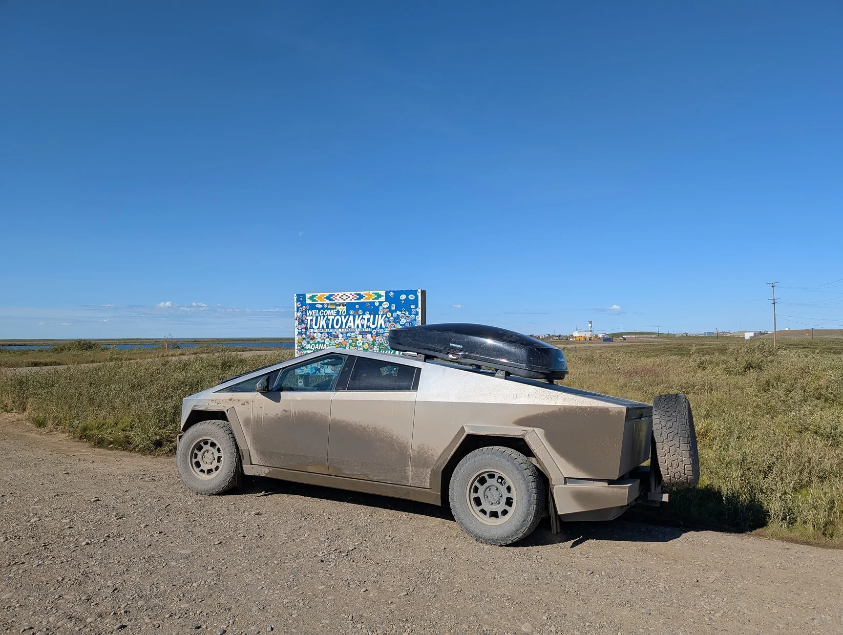 Tesla Cybertruck First Cyberbeast @ the Arctic Ocean?! PXL_20250814_201837391