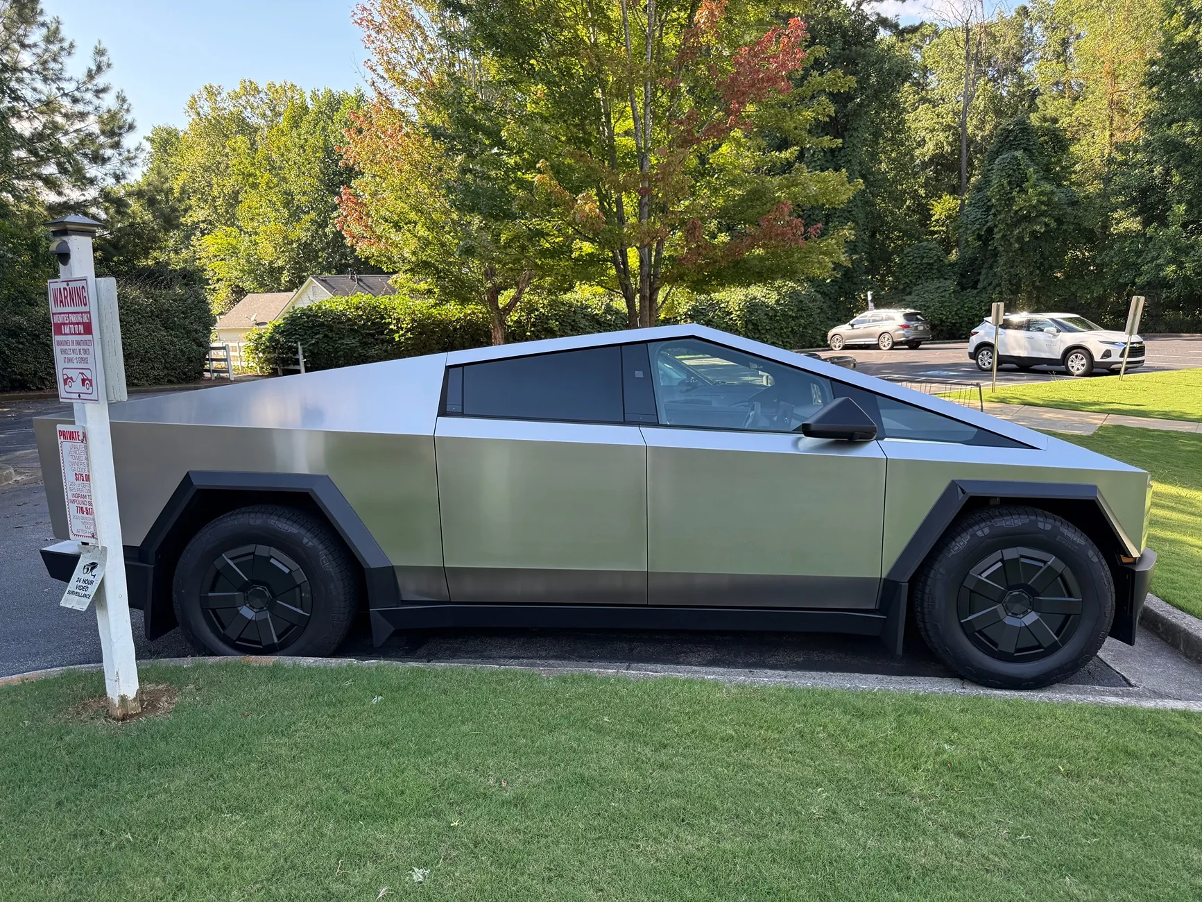 Tesla Cybertruck Stains on SS after Citrisurf 77 treatment IMG_6961