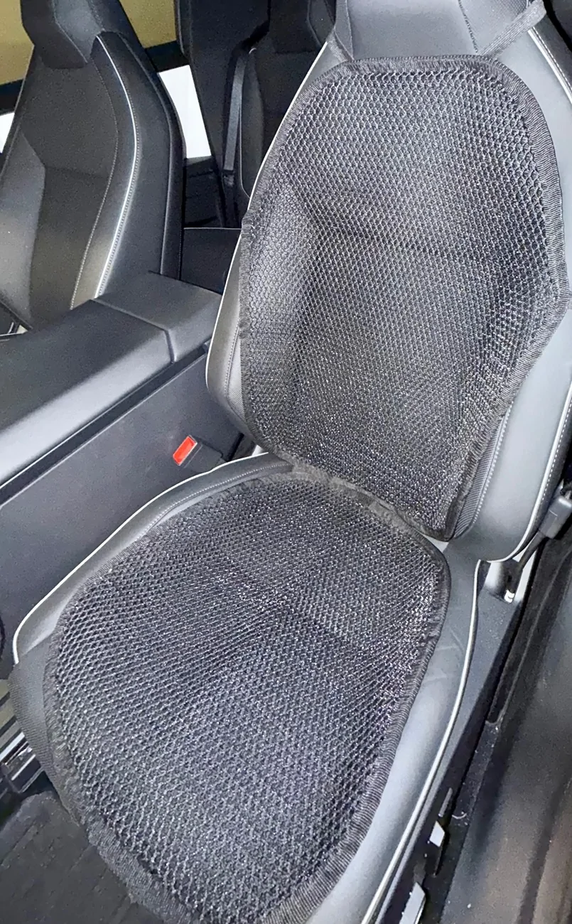 Tesla Cybertruck Ventilated Seats Issue Fix / Workaround - They're better than you might think IMG_8152