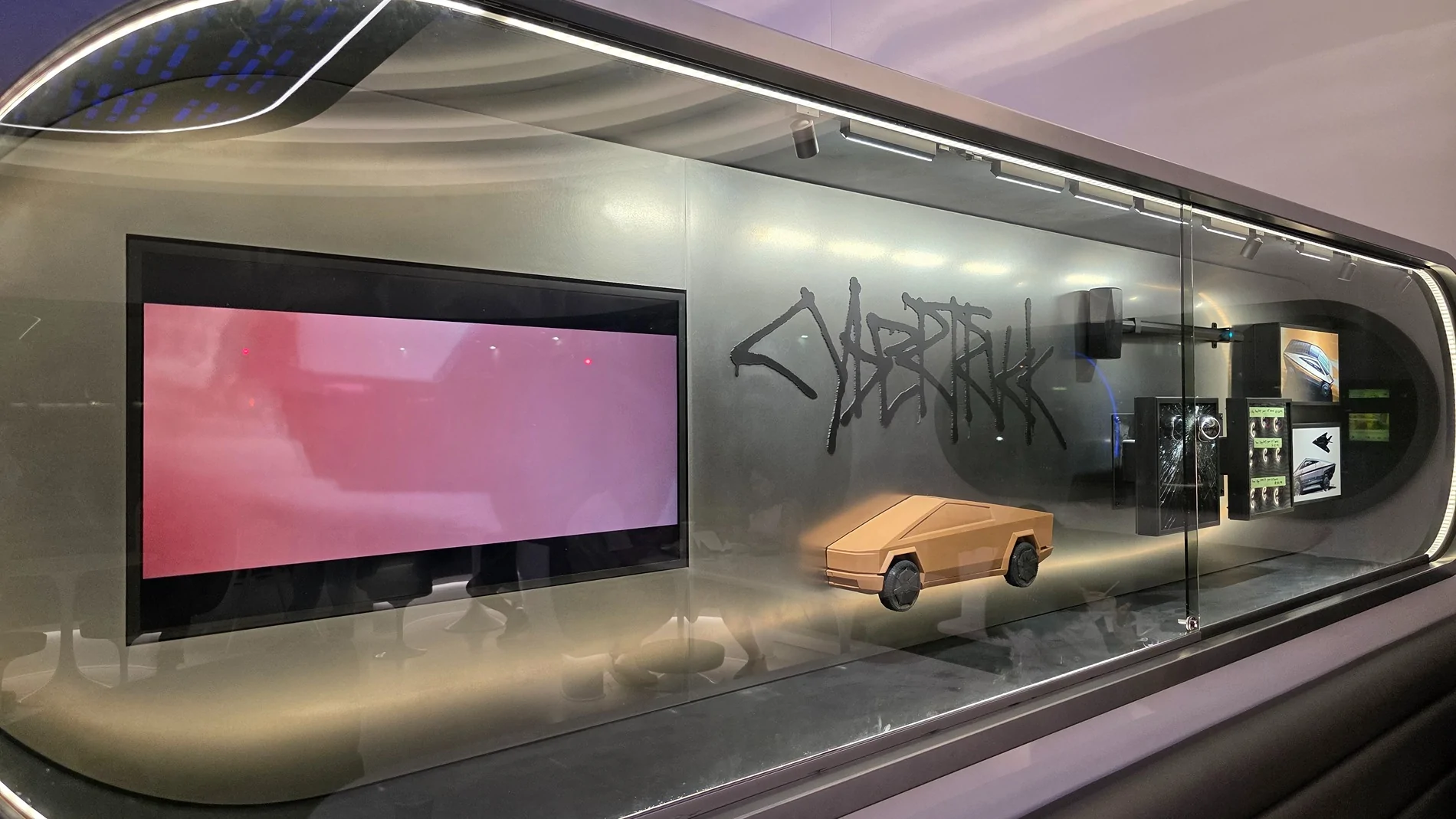 Tesla Cybertruck My Cybertruck + FSD drove from New Mexico to Tesla Diner Grand Opening. Let’s see your best Tesla Diner pics 20250818_214358