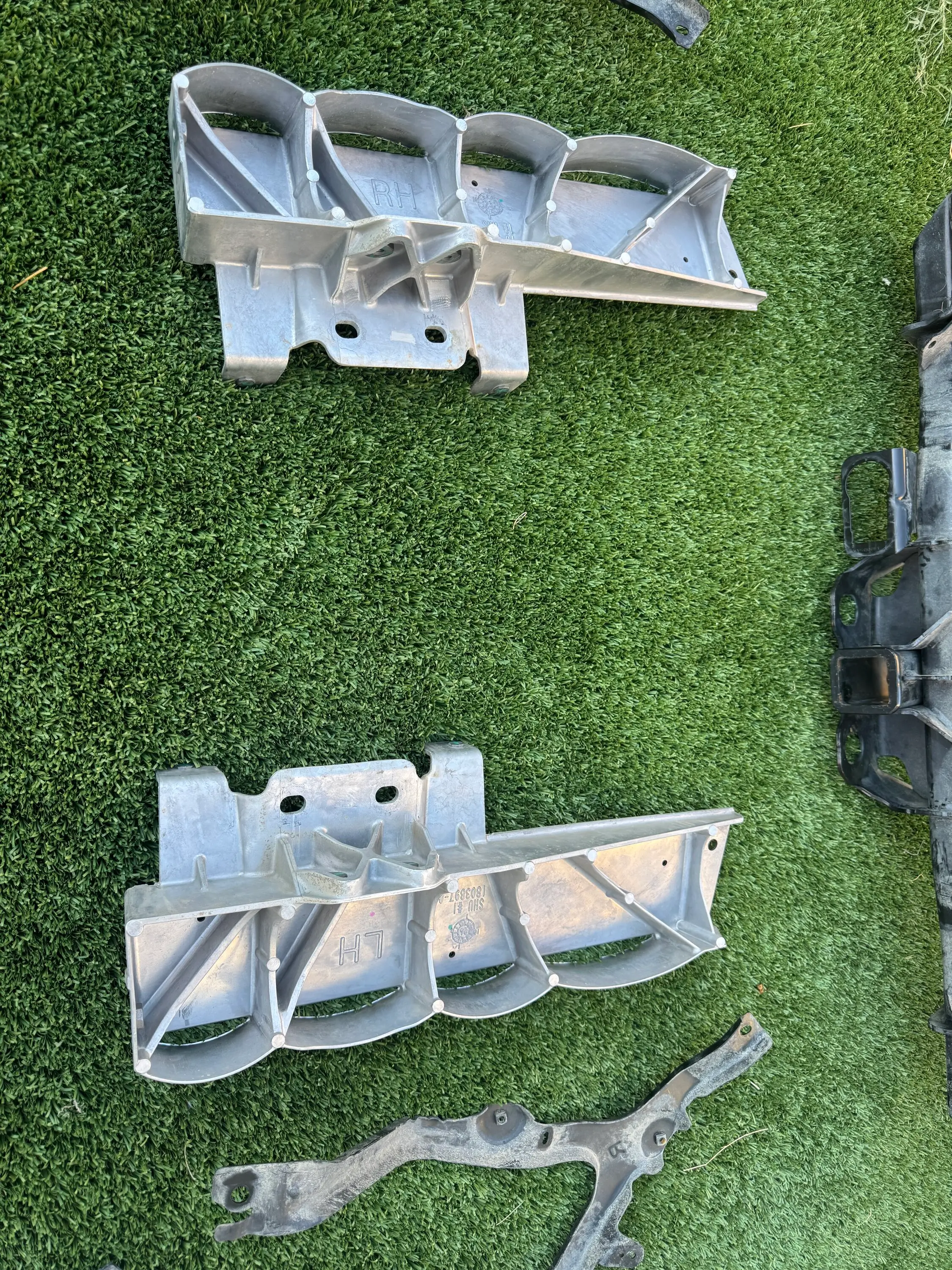 Tesla Cybertruck Tesla OEM Cybertruck rear bumper set/kit $300 IMG_5656