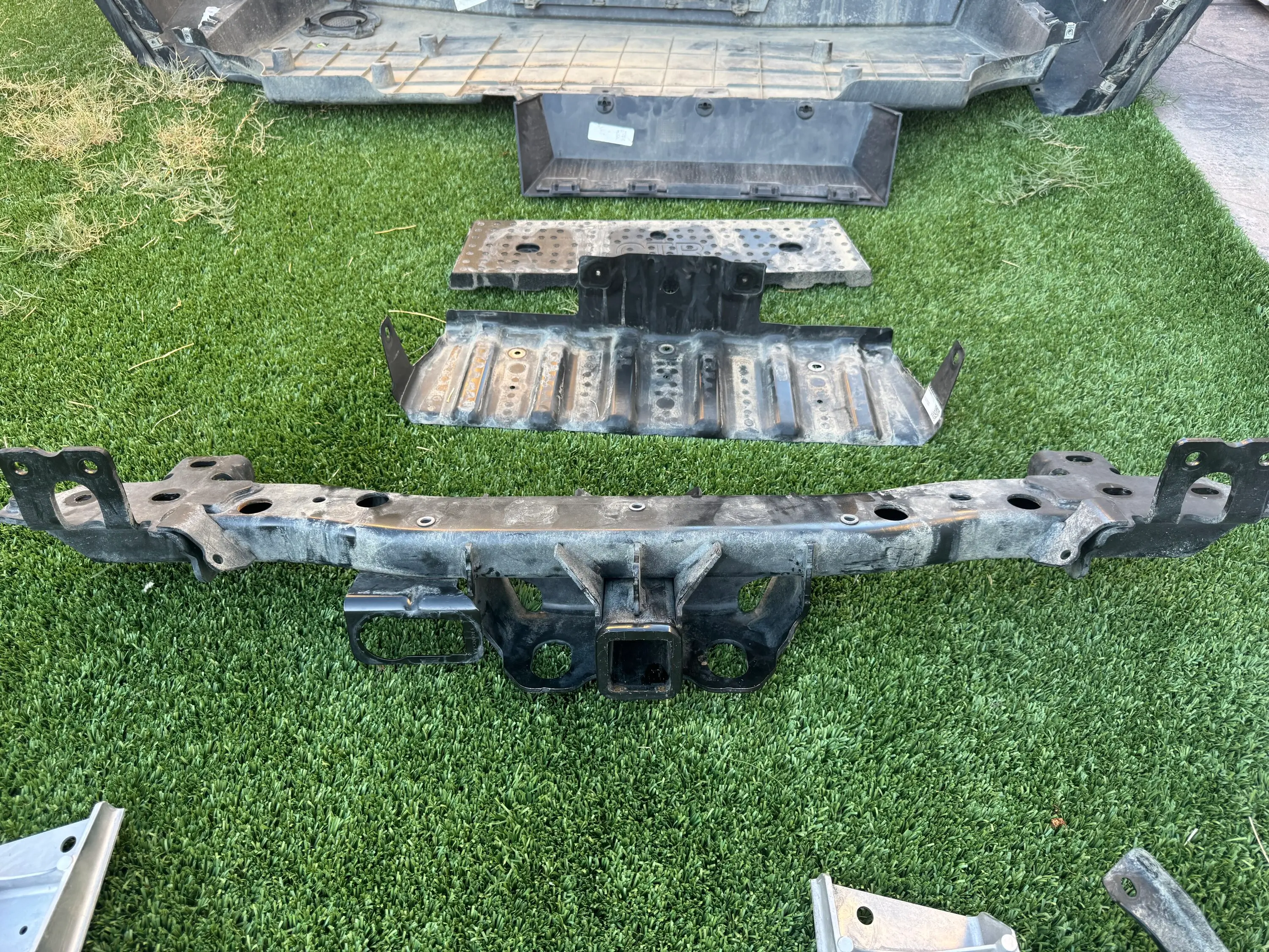 Tesla Cybertruck Tesla OEM Cybertruck rear bumper set/kit $300 IMG_5657