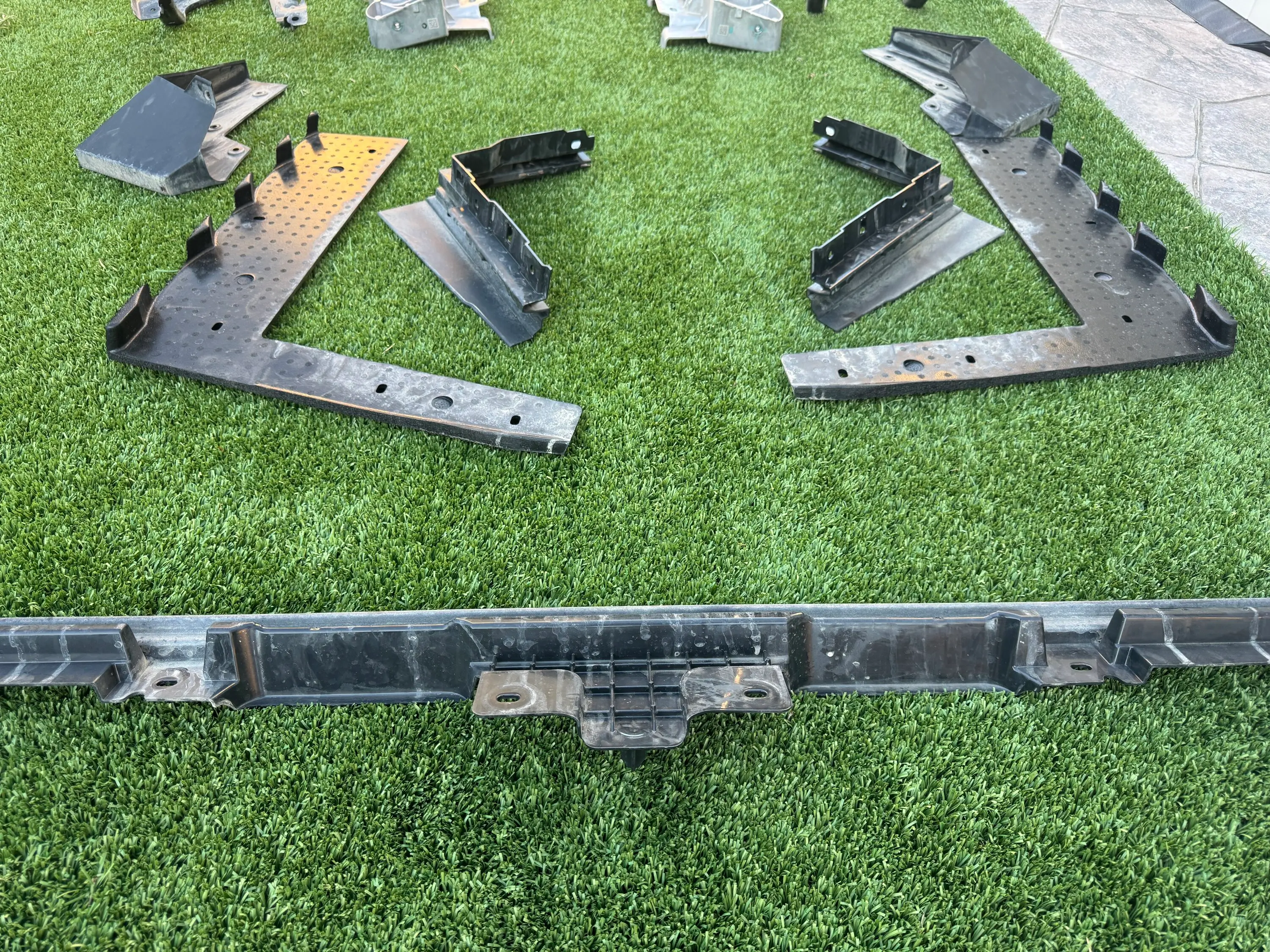 Tesla Cybertruck Tesla OEM Cybertruck rear bumper set/kit $300 IMG_5658