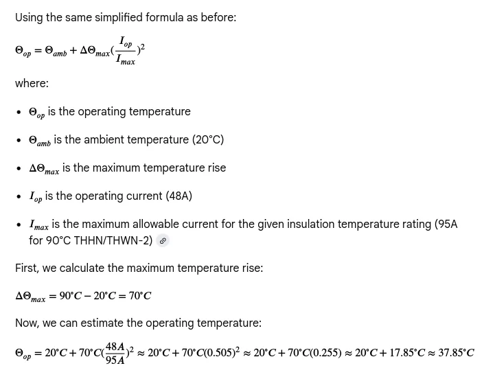 Tesla Cybertruck Almost Burned my House Down... Thoughts / Theories? Screenshot 2025-08-20 at 14-45-08 calculate temperature of conductor based on current - Googl